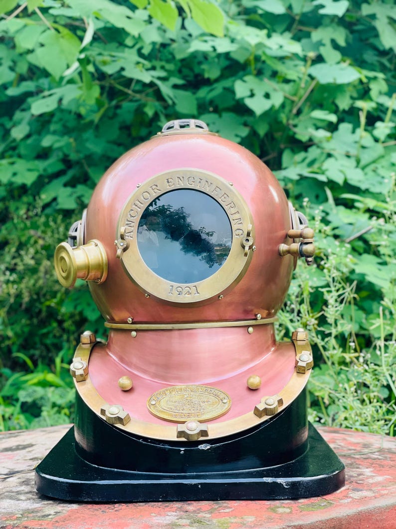 Best Gift for Him – Classic 1921 nautical diving helmet for collectors