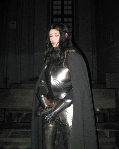 Fantasy cosplay armor set for women in medieval warrior style