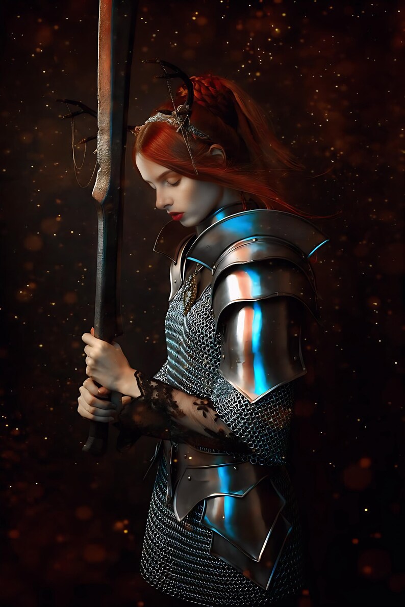 Dragon Chainmail Armor medieval armor gift for her and fantasy lovers