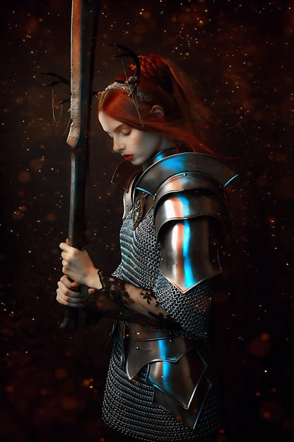 Dragon Chainmail Armor medieval armor gift for her and fantasy lovers