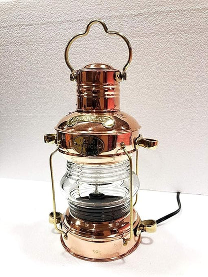 Electric Nautical Ship Lamp Vintage Style Decorative Maritime Lantern