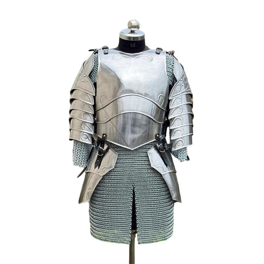 Epic Elven Queen Armor full set showcasing medieval and fantasy warrior cosplay armor for women