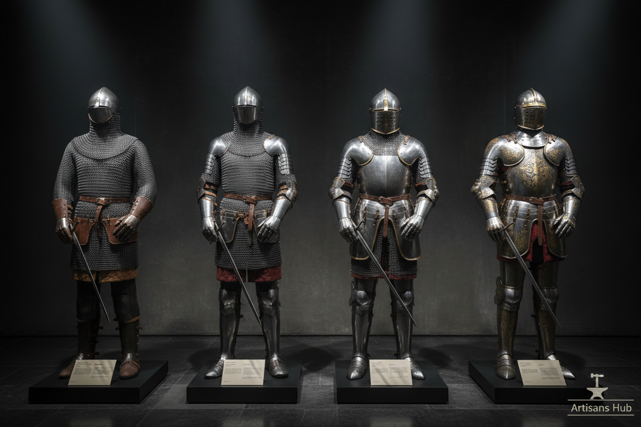 Evolution of Medieval Armor | From Chainmail to Full Plate | Artisans Hub