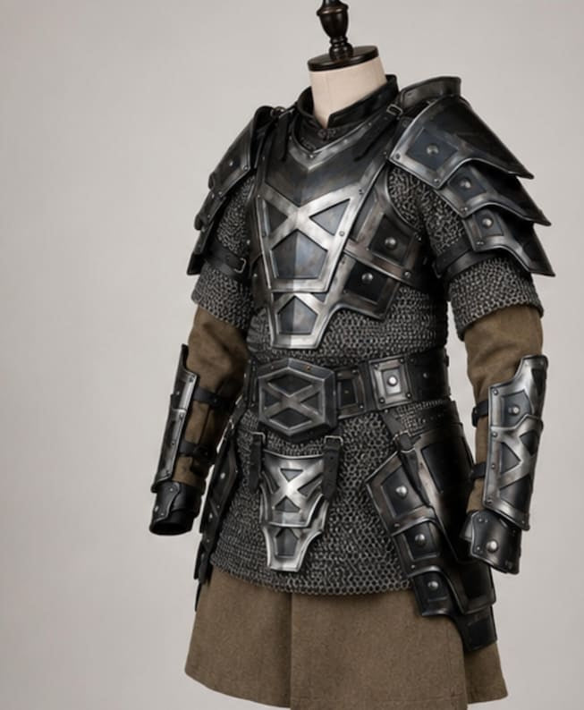 Fantasy Knight Chest Plate Dwarven Armor for Medieval Cosplay
