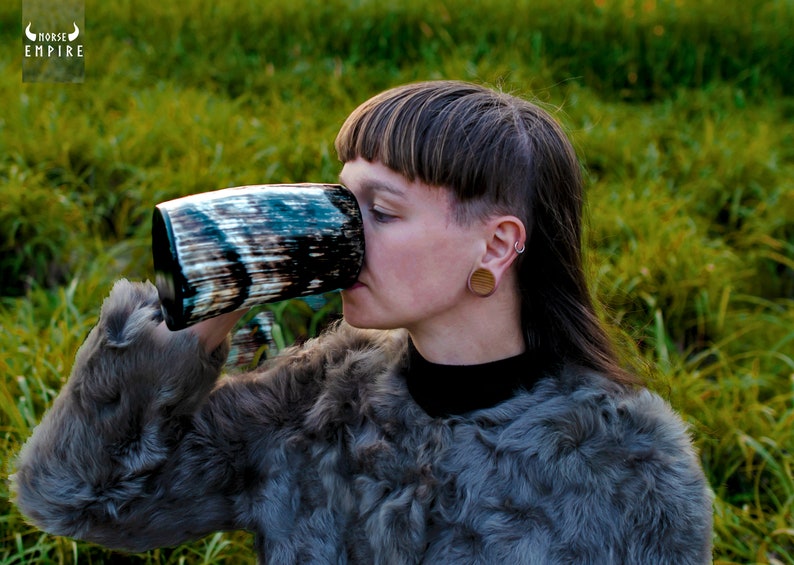 Father's Day gift idea – Handcrafted Horn Mug Set by Norse Empire