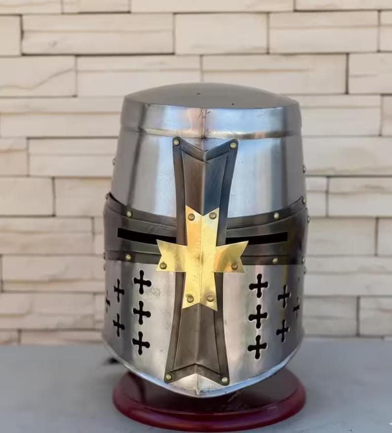 Full body Gothic knight armor for LARP events and historical medieval reenactments