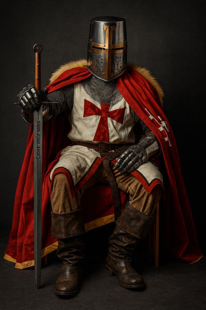 Full-body Medieval Knight armor for LARP, cosplay, and historical roleplay events