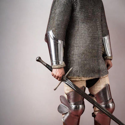Full body medieval knight armor suit for LARP and cosplay events