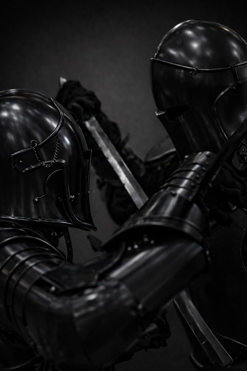 Full plate armor set of Medieval Barbuta Knight Full Armor Suit for cosplay and historical reenactments