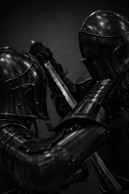 Full plate armor set of Medieval Barbuta Knight Full Armor Suit for cosplay and historical reenactments