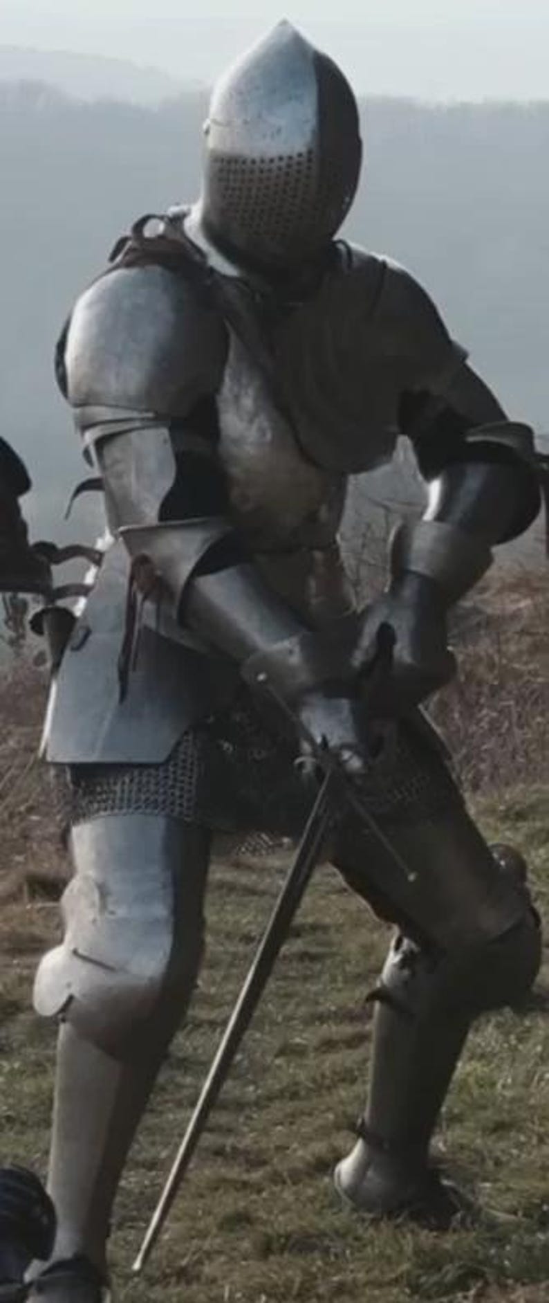 Full Plate Medieval Armor – Custom Sized Reenactment Suit
