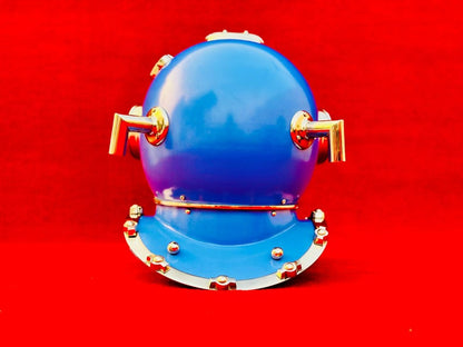 Full-size Nautical Deep Sea Divers Helmet display for nautical-themed rooms and maritime collections