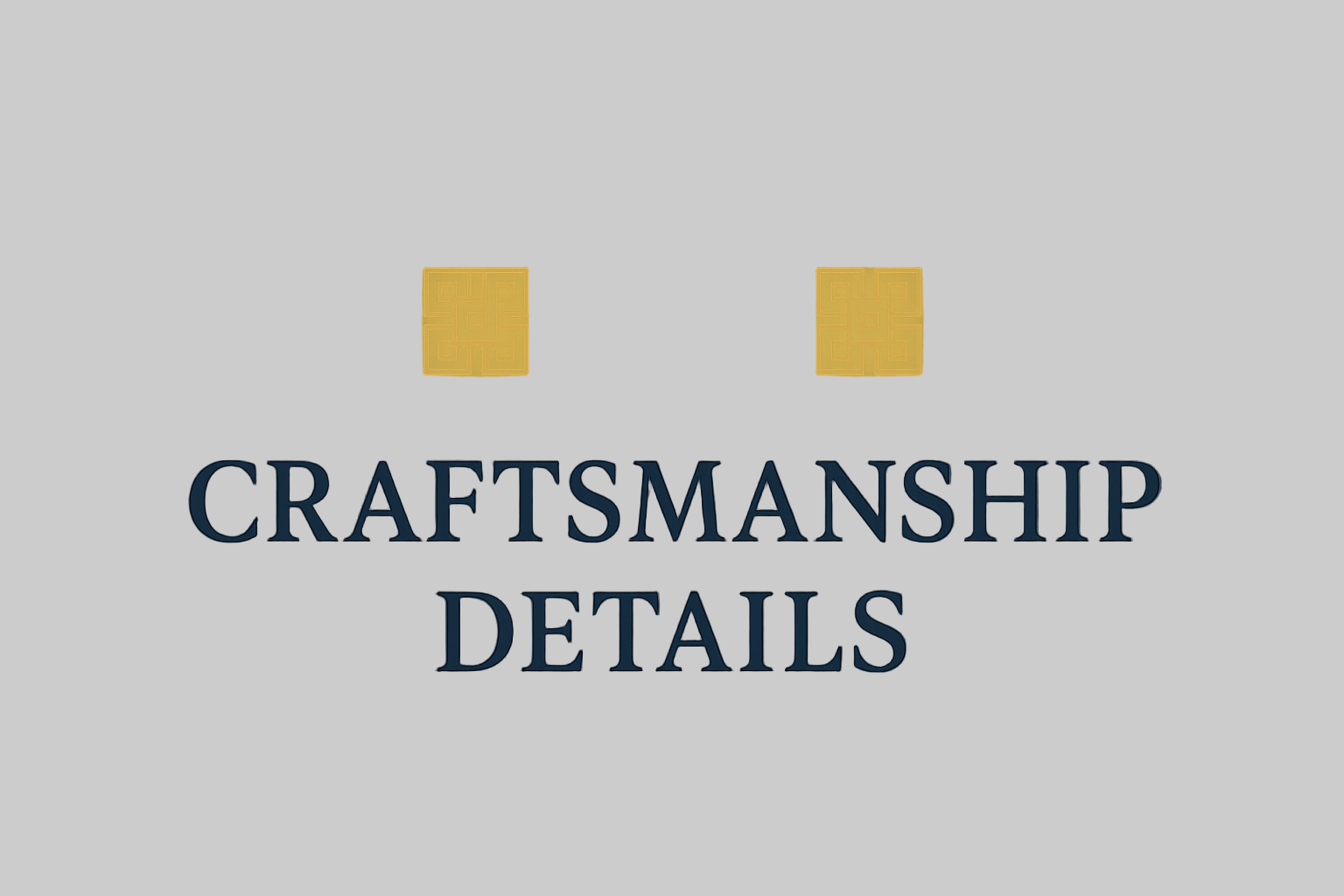 generate a logo for Craftsmanship Details