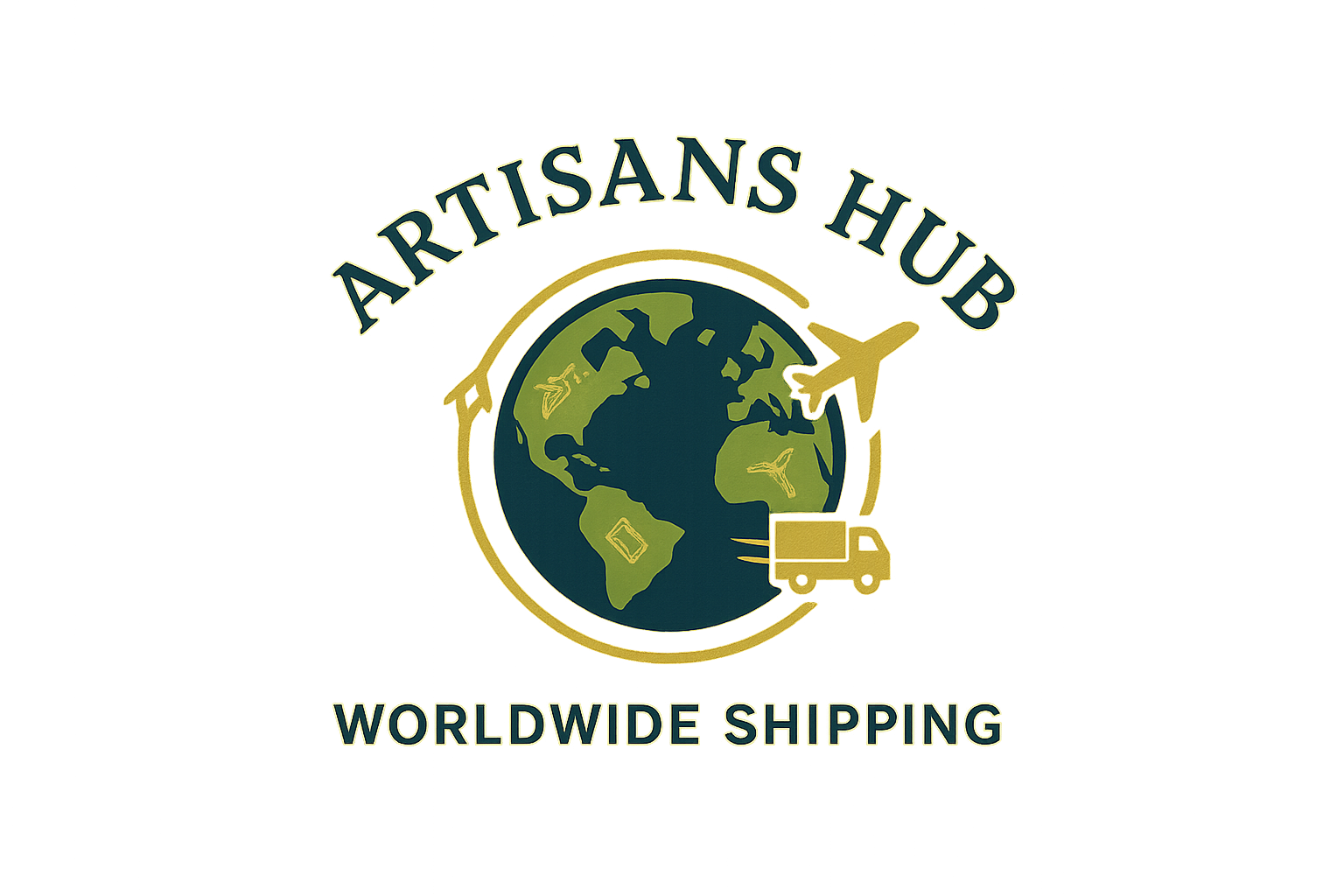 generate trust signal logo of artisans hub of Worldwide Shipping