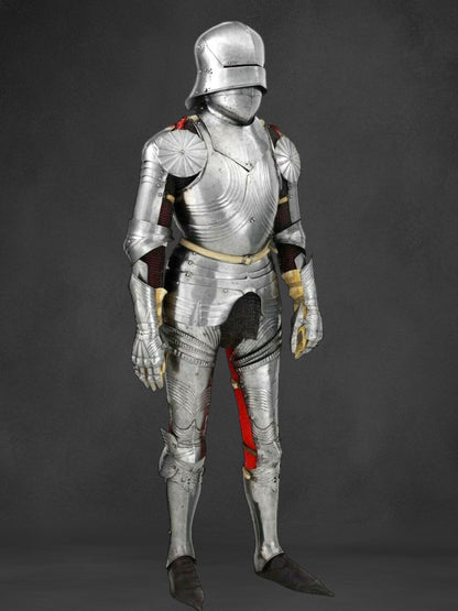 Side view of Gothic Knight Armor – Handcrafted medieval full body armor suit by Artisans Hub

