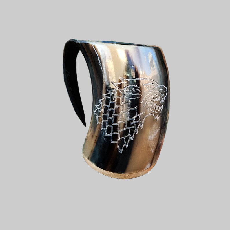 Unique Gifts for Game of Thrones lovers – Handcrafted horn mugs