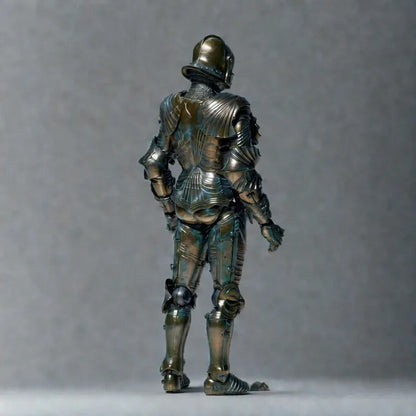 Back view of Wearable Gothic Knight Armor – Leather Straps and Steel Plating by Artisans Hub

