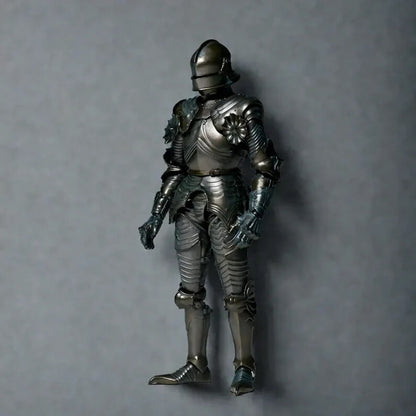 Front view of German Gothic Knight Armor – Antique Steel Full Body Suit by Artisans Hub

