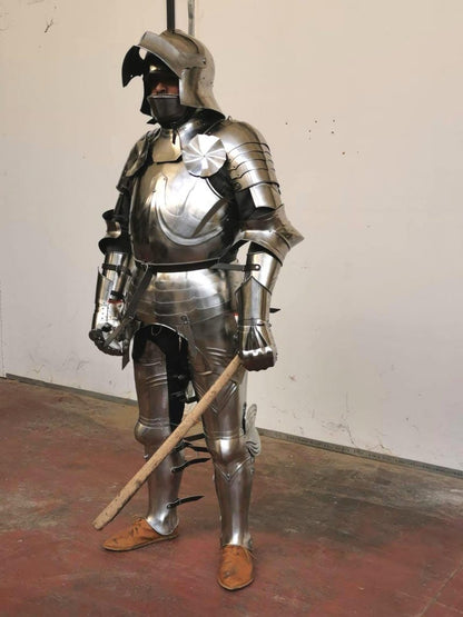 Gothic Knight Full Armor Set – 15th Century Style Medieval Plate Armor