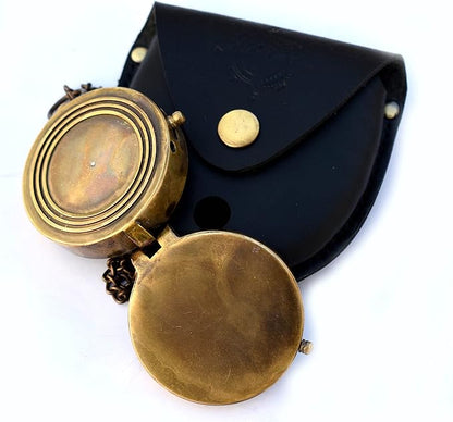 Graduation gift for grandson - engraved brass compass with heartfelt message

