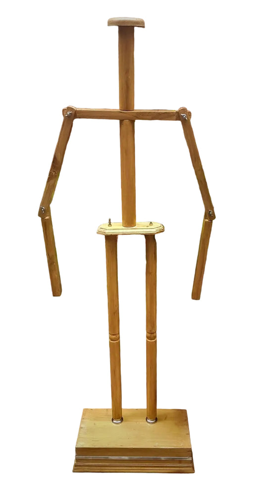 Handmade 5FT Teak Wood Armor Stand designed for medieval armor display and knight collections