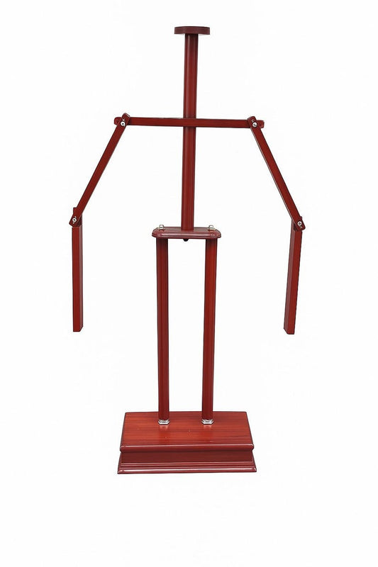 Handmade Wooden Armor Stand featuring a 4ft medieval knight display for armor collections and historical décor