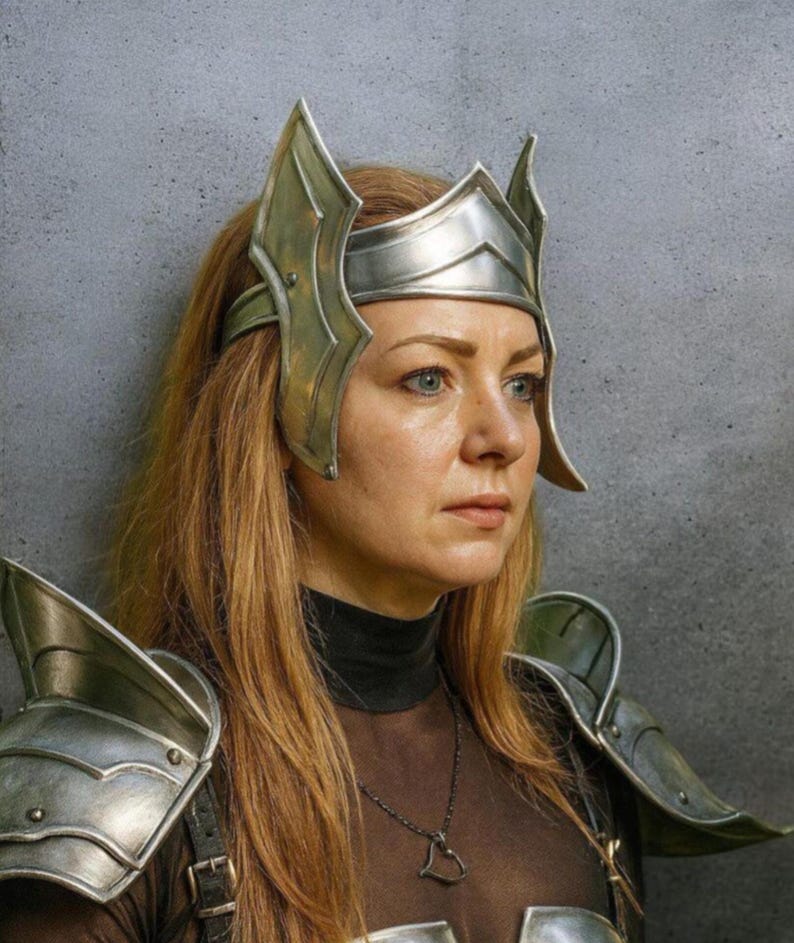 High-quality 18 gauge steel hand-forged armor for authentic medieval cosplay and LARP