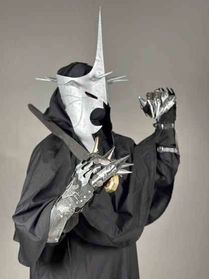 hexenkönig von angmar handschuhe Nazgul-Kostüm – Hexenkönig-Robe & Rüstung