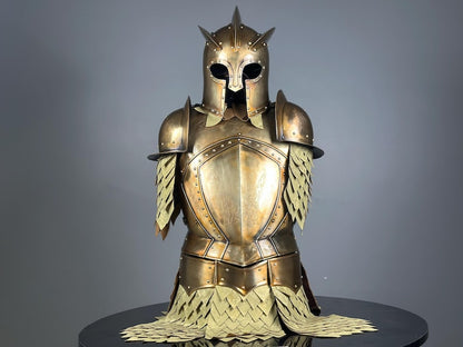 Armatura da Guardia Reale - Mezzo costume da cavaliere medievale | Costume da cosplay del Signore degli Anelli | Armatura di Halloween fatta a mano | Il regalo perfetto per lui