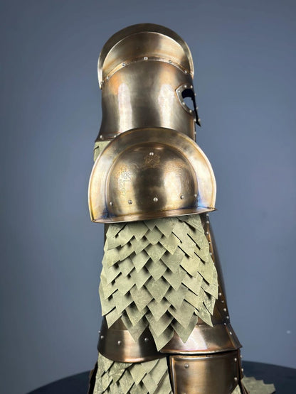 Armatura da Guardia Reale - Mezzo costume da cavaliere medievale | Costume da cosplay del Signore degli Anelli | Armatura di Halloween fatta a mano | Il regalo perfetto per lui