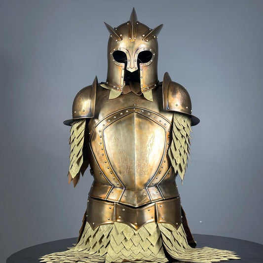 Rüstung der Königsgarde – Mittelalterlicher Ritter-Halbanzug | LOTR Cosplay-Kostüm | Handgefertigte Halloween-Rüstung | Bestes Geschenk für ihn