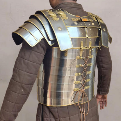 High-quality 18-gauge steel Roman armor for Legionary cosplay and collector display