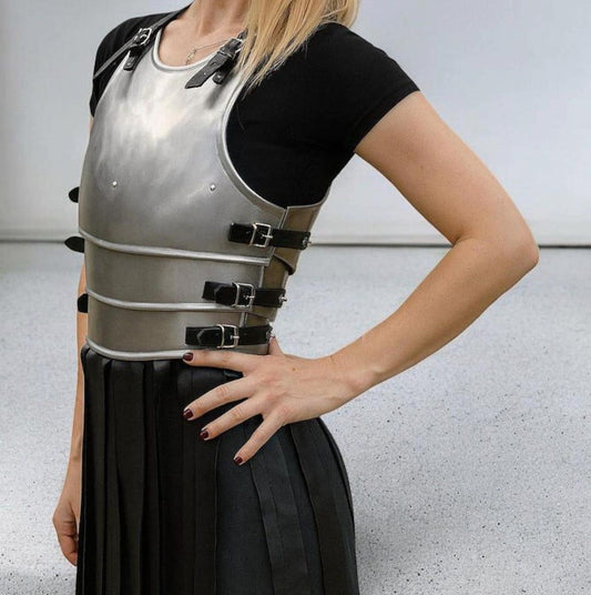Medieval Knight Breastplate – 18 Gauge Steel Cuirass for LARP, Cosplay & Renaissance Fair Armor
