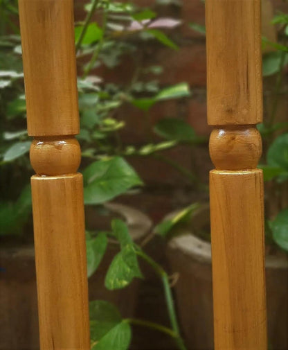 Handmade 5FT Teak Wood Armor Stand – Premium Solid Teak Craftsmanship | Knight Helmet & Medieval Armor Display