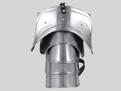 LARP lady shoulder armor cosplay steel pauldrons set
