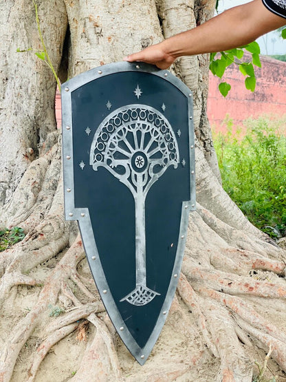Lord of the Rings Gondor Tree Shield for LARP events cosplay costumes and collector display