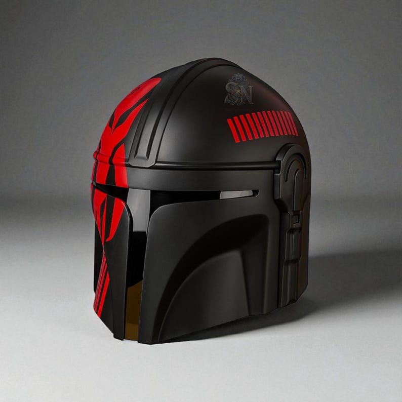 Buy Star Wars Handmade Mandalorian Steel Helmet – collectible real metal cosplay armor