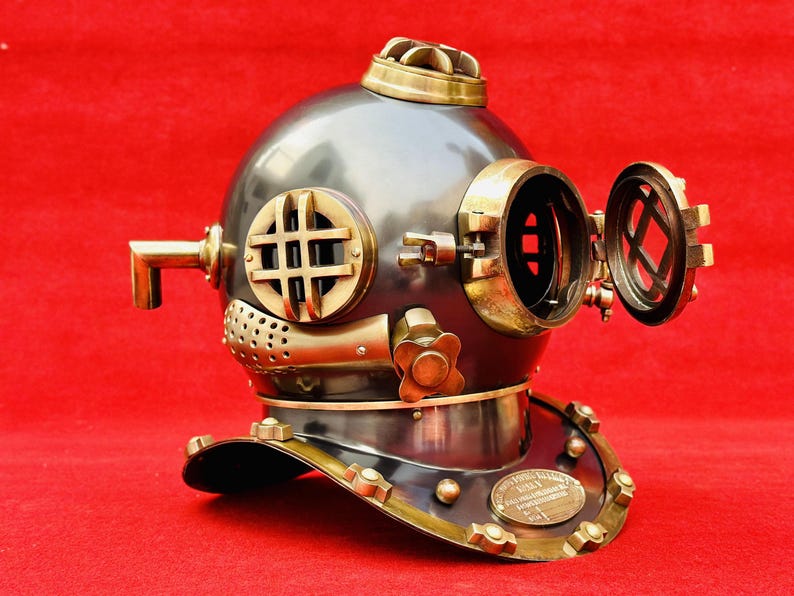 U.S. Navy Mark V Diving Helmet – perfect nautical gift for marine lovers and navy collectors