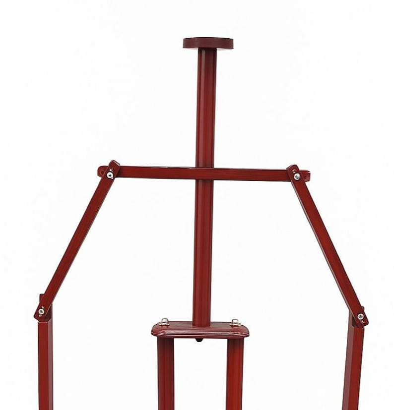 Medieval armor stand crafted from solid wood for cosplay armor, LARP equipment, and knight displays