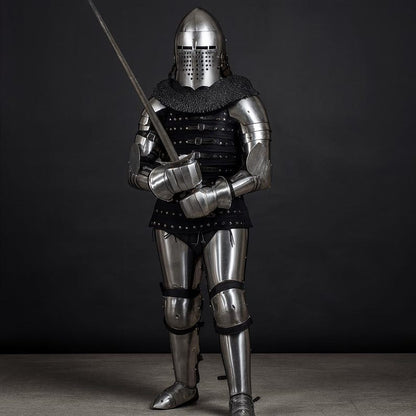 Medieval buhurt armor set full steel battle ready suit for HMB LARP SCA combat reenactment cosplay by Artisans Hub