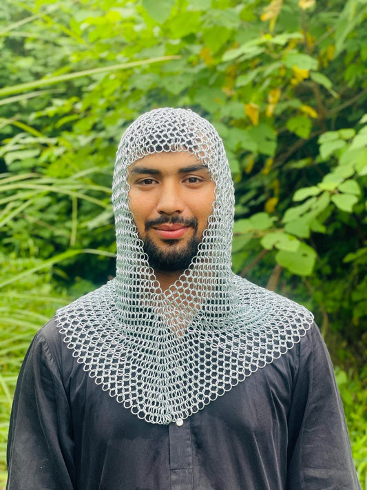 Full set of Medieval Chainmail Armor for authentic cosplay and Larp events
