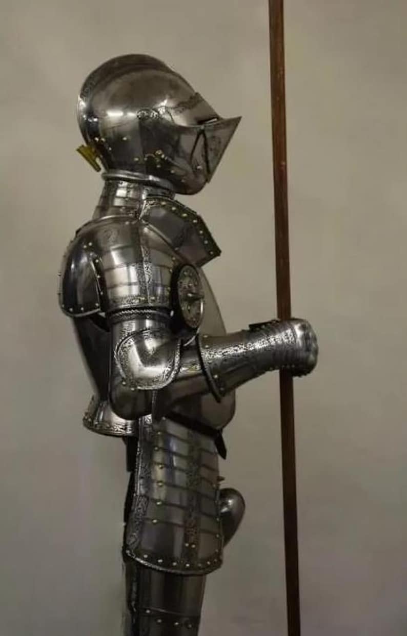 Medieval German Gothic Knight Suit fully wearable steel full body battle armor for reenactment