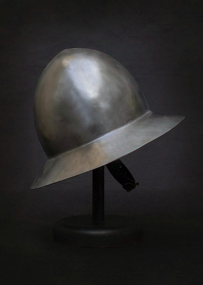 Buy Medieval Kettle Hat Helmet – steel Crusader helm for cosplay, LARP events, reenactment, and display purposes