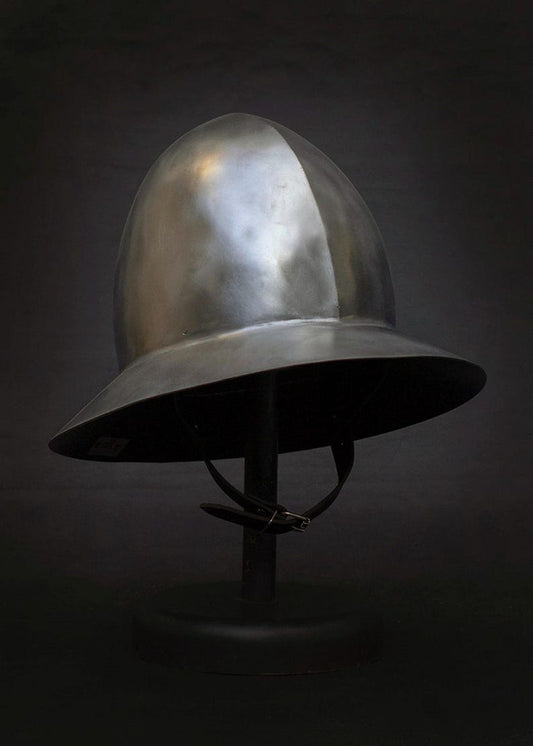 Buy Medieval Kettle Hat Helmet – hand forged steel Crusader helmet for LARP, reenactment, cosplay, and historic display