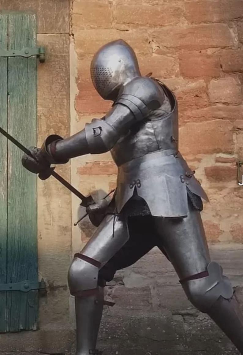 Medieval Knight Armor – Steel Cosplay and Reenactment Costume