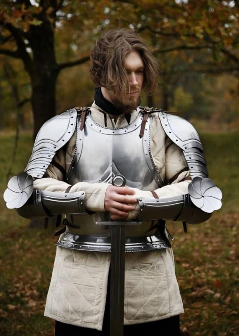 MEDIEVAL KNIGHT BREASTPLATE ARMOUR – 18 gauge steel cuirass chest armor