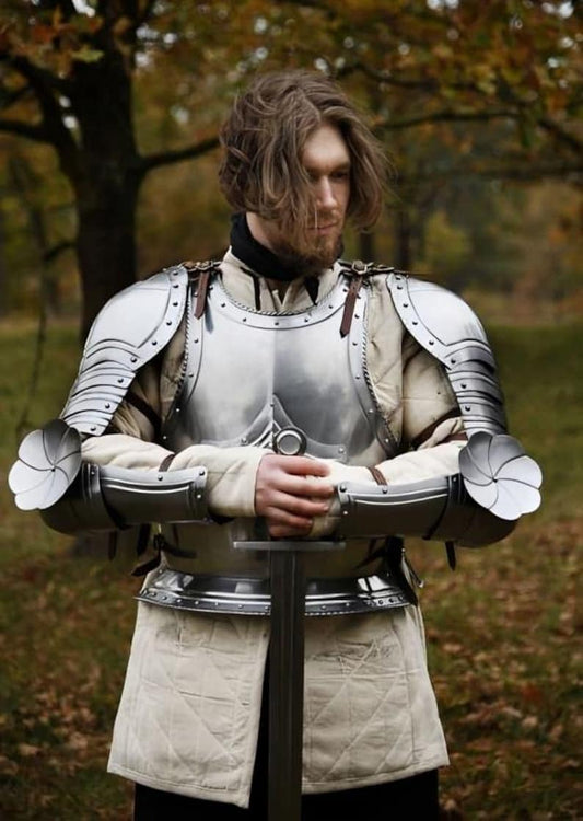 MEDIEVAL KNIGHT BREASTPLATE ARMOUR – 18 gauge steel cuirass chest armor