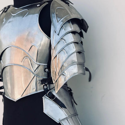 Full Medieval Knight Lady Half Body Armor cosplay and roleplay costume set