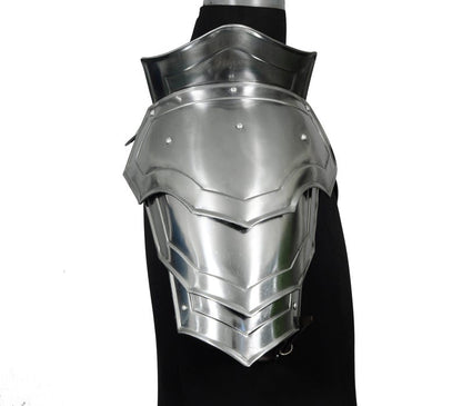 Men's Knight Armor Pauldrons and Gorget for medieval reenactment