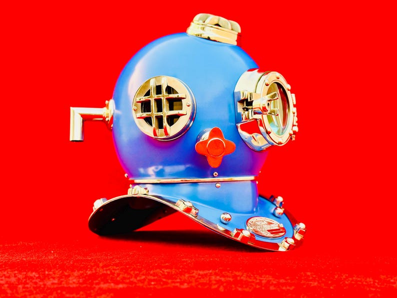 Collectible Nautical Deep Sea Divers Helmet perfect for navy enthusiasts and marine lovers